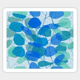Lunaria blue Sticker